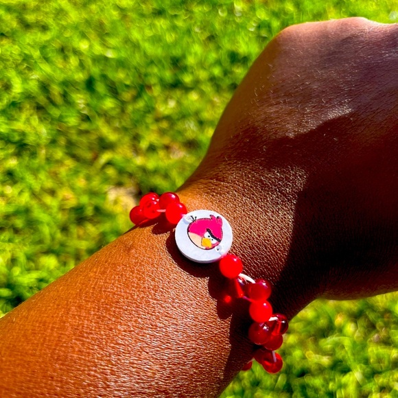 Handmade Angry Birds Inspired Bracelet by the Character “Red - Picture 4 of 5